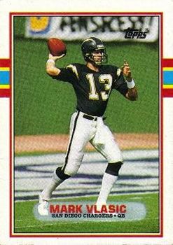 Mark Vlasic 1989 Topps #311 Sports Card