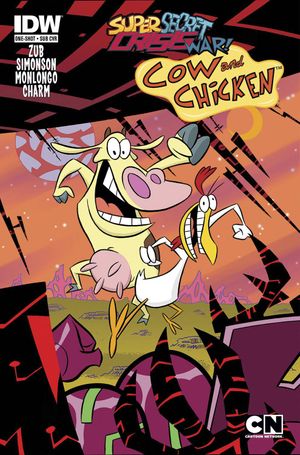 Super Secret Crisis War Cow & Chicken #1 (Subscription Variant)