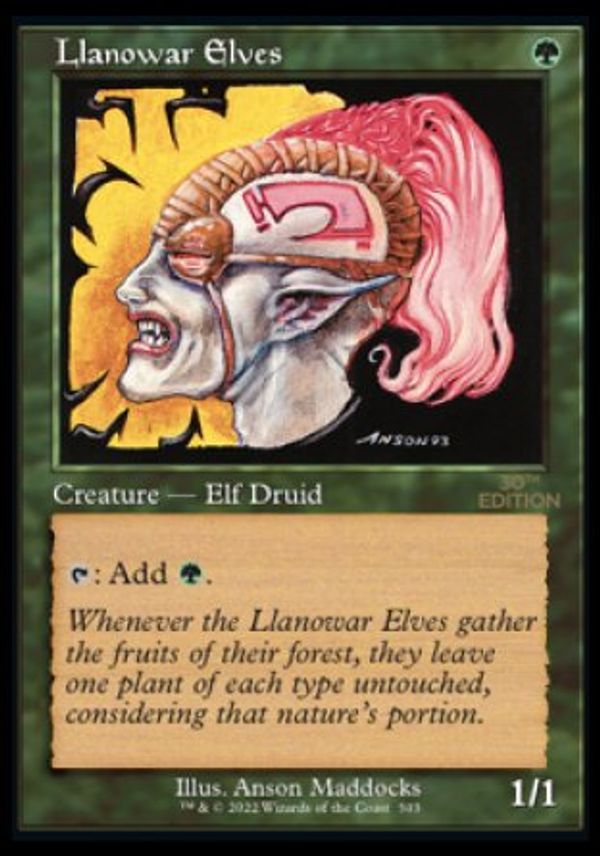 Llanowar Elves (Magic 30th Anniversary Edition - Old Frame)