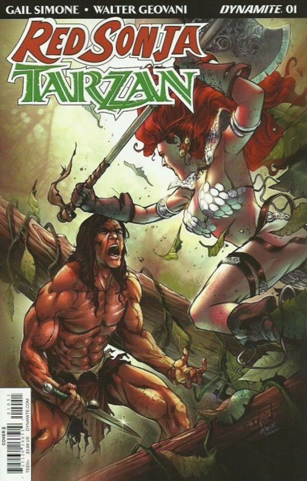 Red Sonja/Tarzan #1 (Cover E Subscription Davila)
