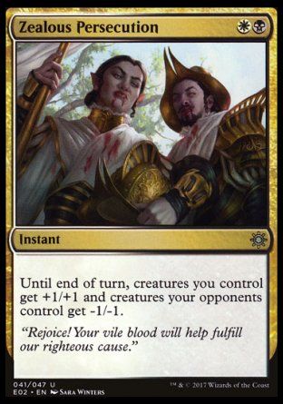 Zealous Persecution (Explorers of Ixalan) Trading Card