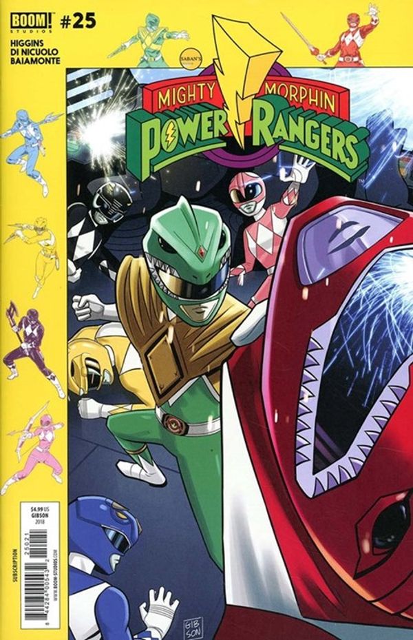 Mighty Morphin Power Rangers #25 (Subscription Gibson Variant)