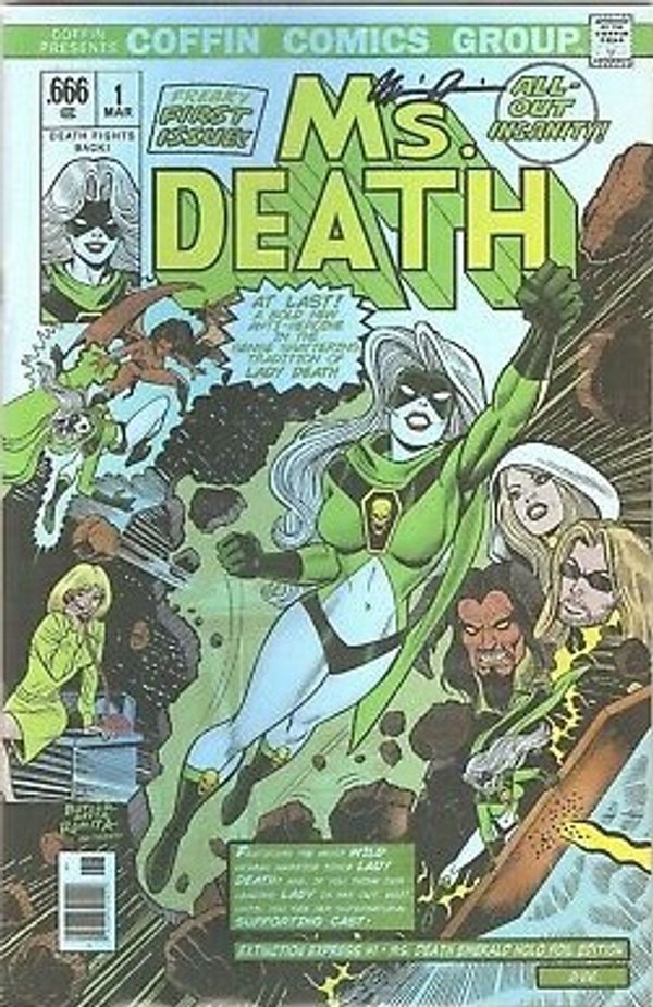 Lady Death: Extinction Express #1 (Ms. Death Emerald Holo Foil Edition)