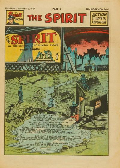 Spirit Section #11/2/1947 Comic