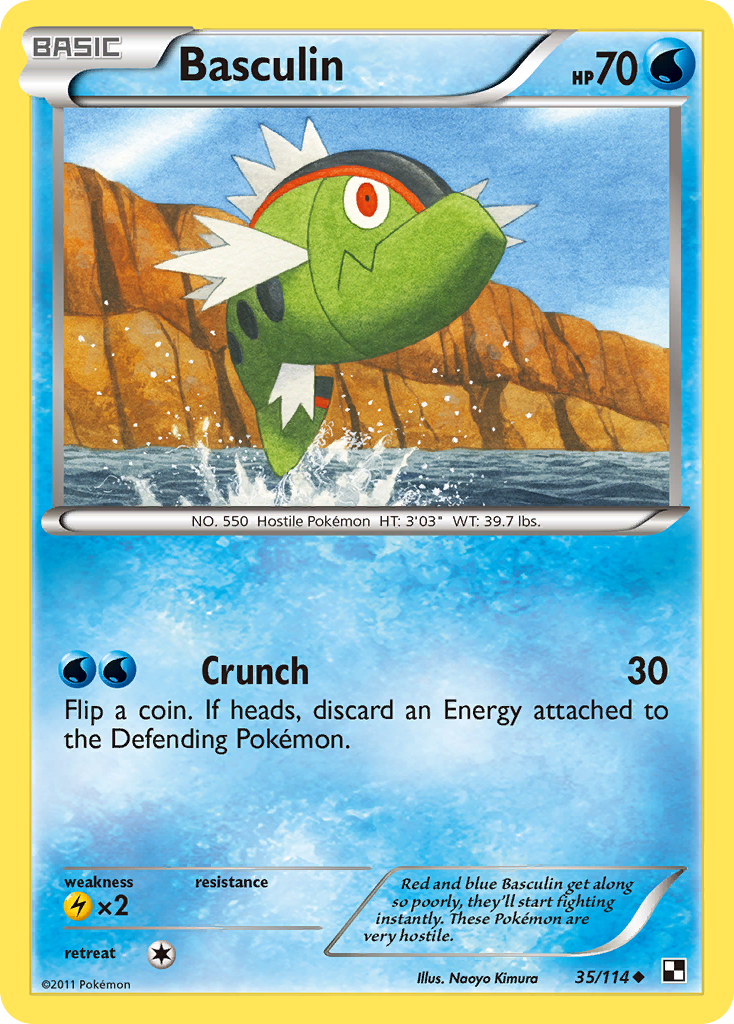 Basculin Pokémon Card