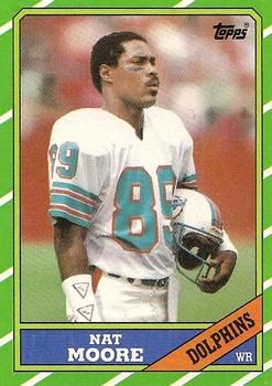 Nat Moore 1986 Topps #50 Sports Card