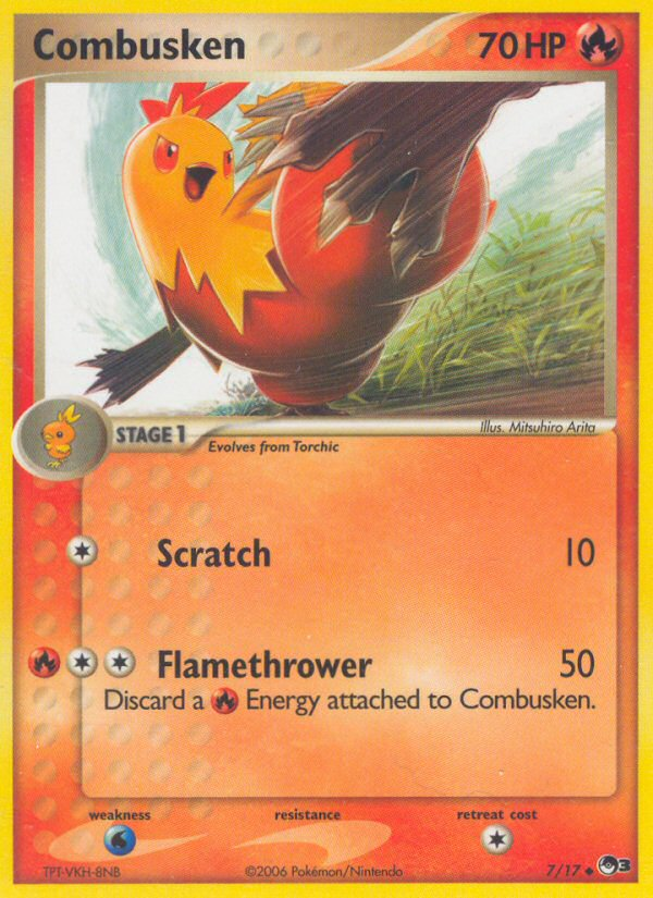 Combusken (7/17) - POP Series 3 Pokémon Card