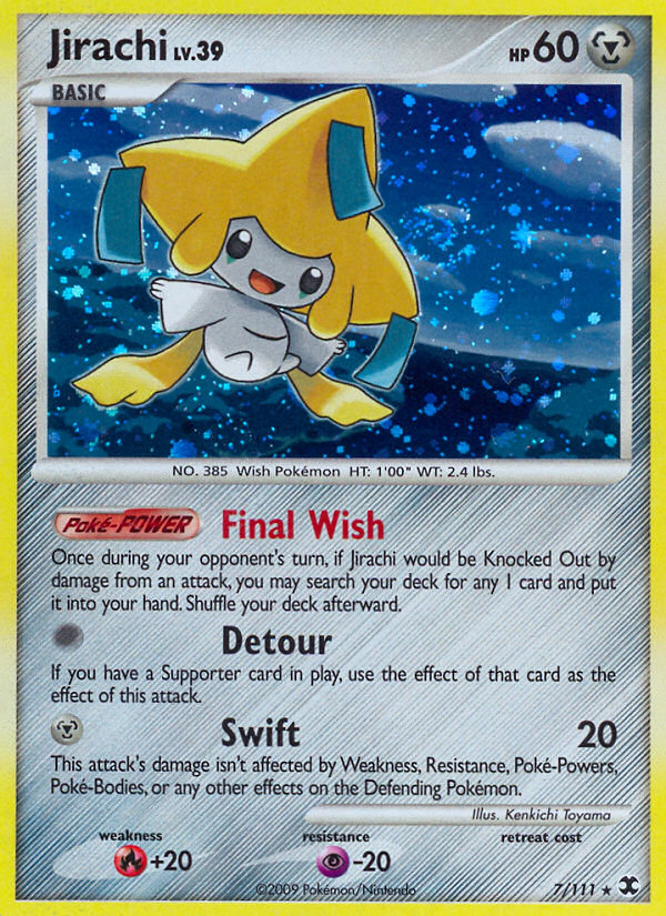 Jirachi (7/111) - Rising Rivals Pokémon Card