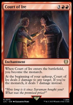 Court of Ire (The Lord of the Rings Commander Decks)