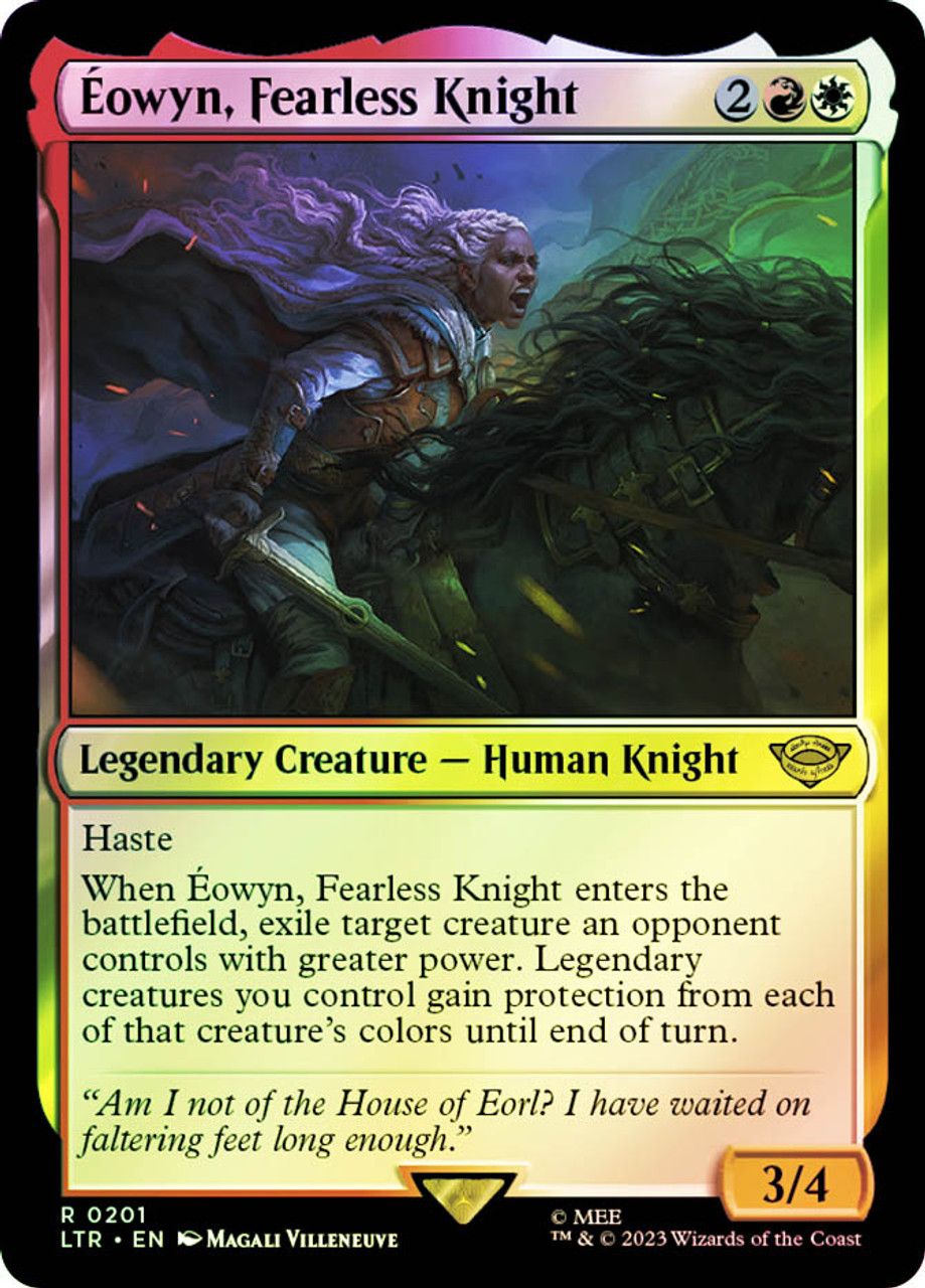 Eowyn, Fearless Knight (The Lord of the Rings - Foil) Trading Card