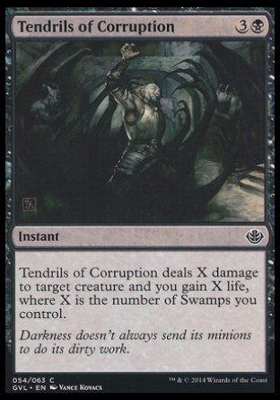 Tendrils of Corruption (Duel Decks : Anthology) Trading Card