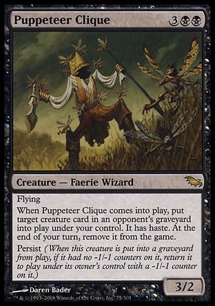 Puppeteer Clique (Shadowmoor) Trading Card