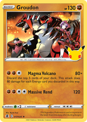 Groudon (17/25) - Celebrations