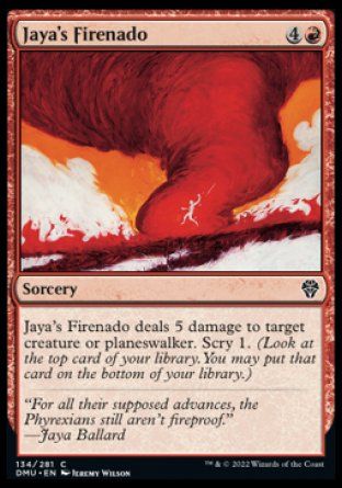 Jaya's Firenado (Dominaria United) Trading Card