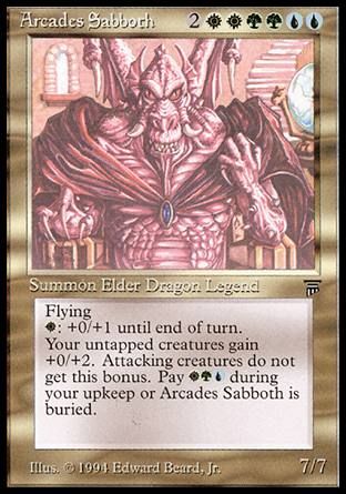 Arcades Sabboth (Legends) Trading Card