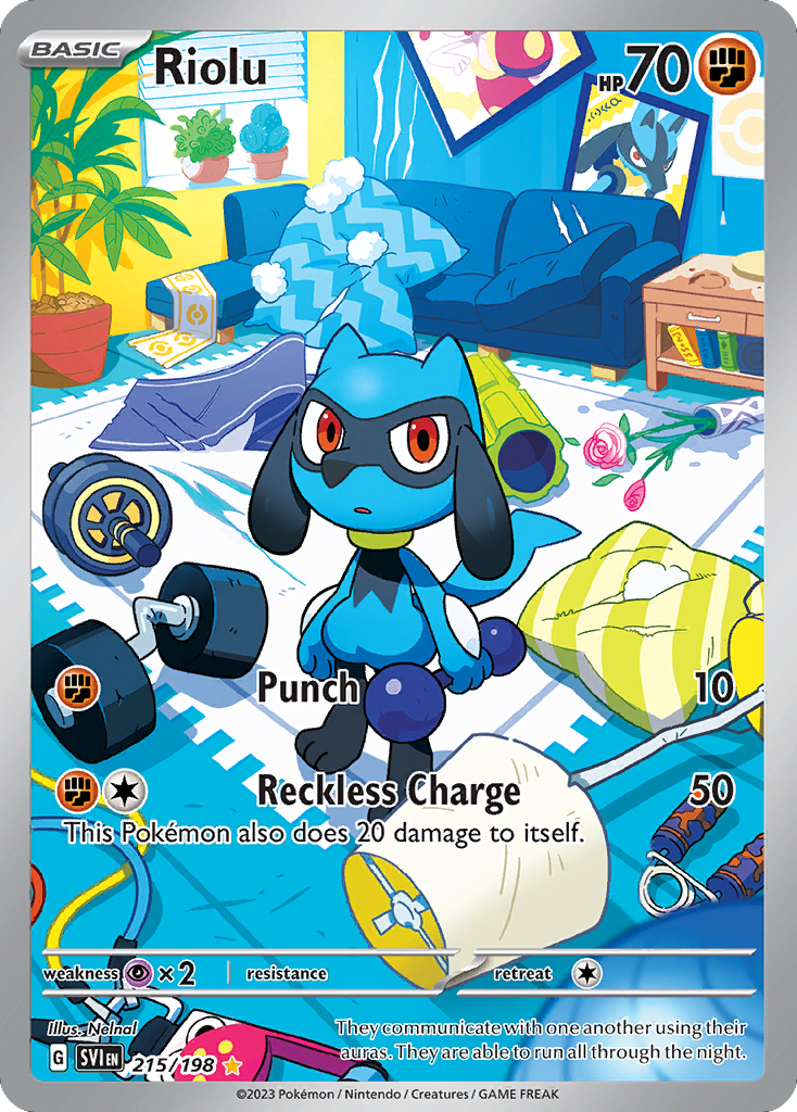 Riolu (215/198) - Scarlet & Violet Pokémon Card