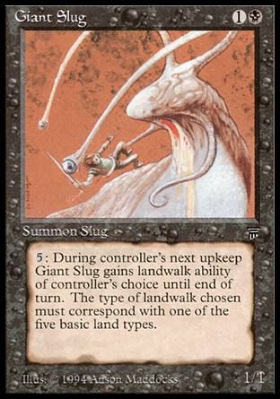 Giant Slug (Legends) Trading Card