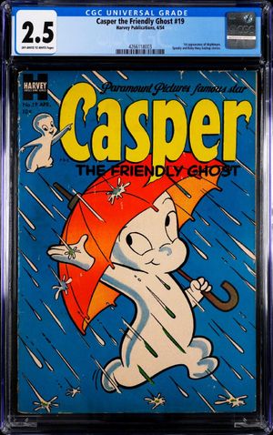 THE FRIENDLY GHOST CASPER #39 HARVEY COMICS 1961 SILVER AGE