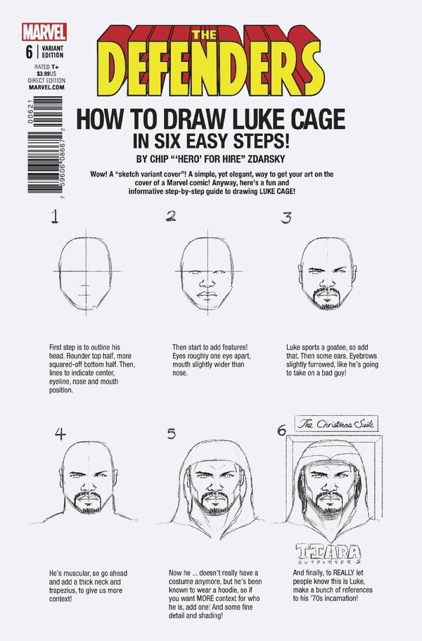 The Defenders #6 (Zdarsky How To Draw Variant Leg)