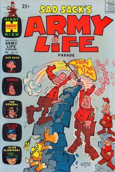 Sad Sack's Army Life Parade #19 Comic