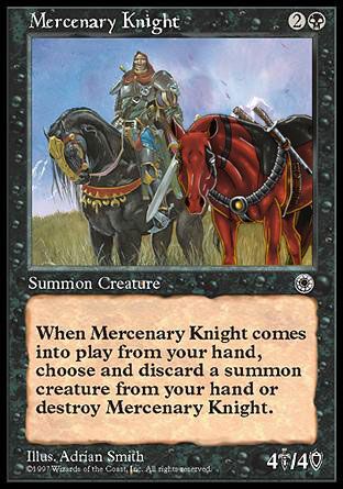 Mercenary Knight (Portal) Trading Card