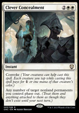 Clever Concealment (Phyrexia: All Will Be One Commander Decks) Trading Card