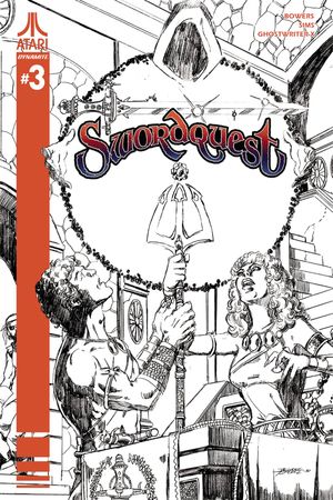 Swordquest #3 (Cover D 10 Copy Perez B&w Cover)