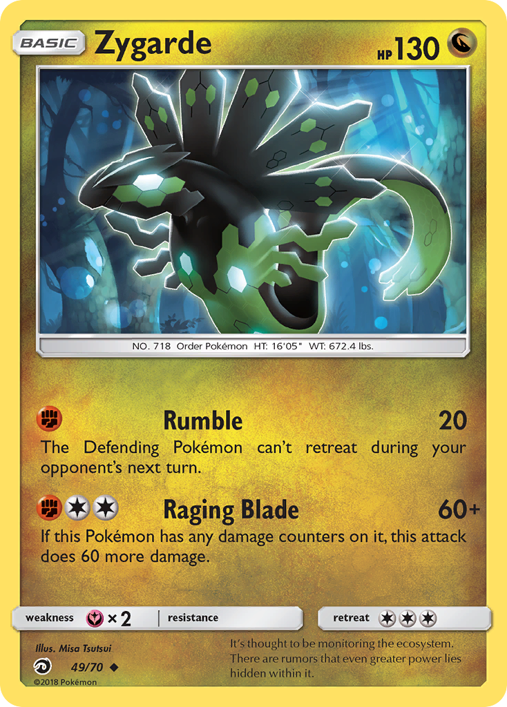 Zygarde (49/70) - Dragon Majesty Pokémon Card