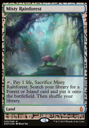 Misty Rainforest (Zendikar Expeditions) Trading Card