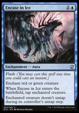 Encase in Ice (Dragons of Tarkir) Trading Card