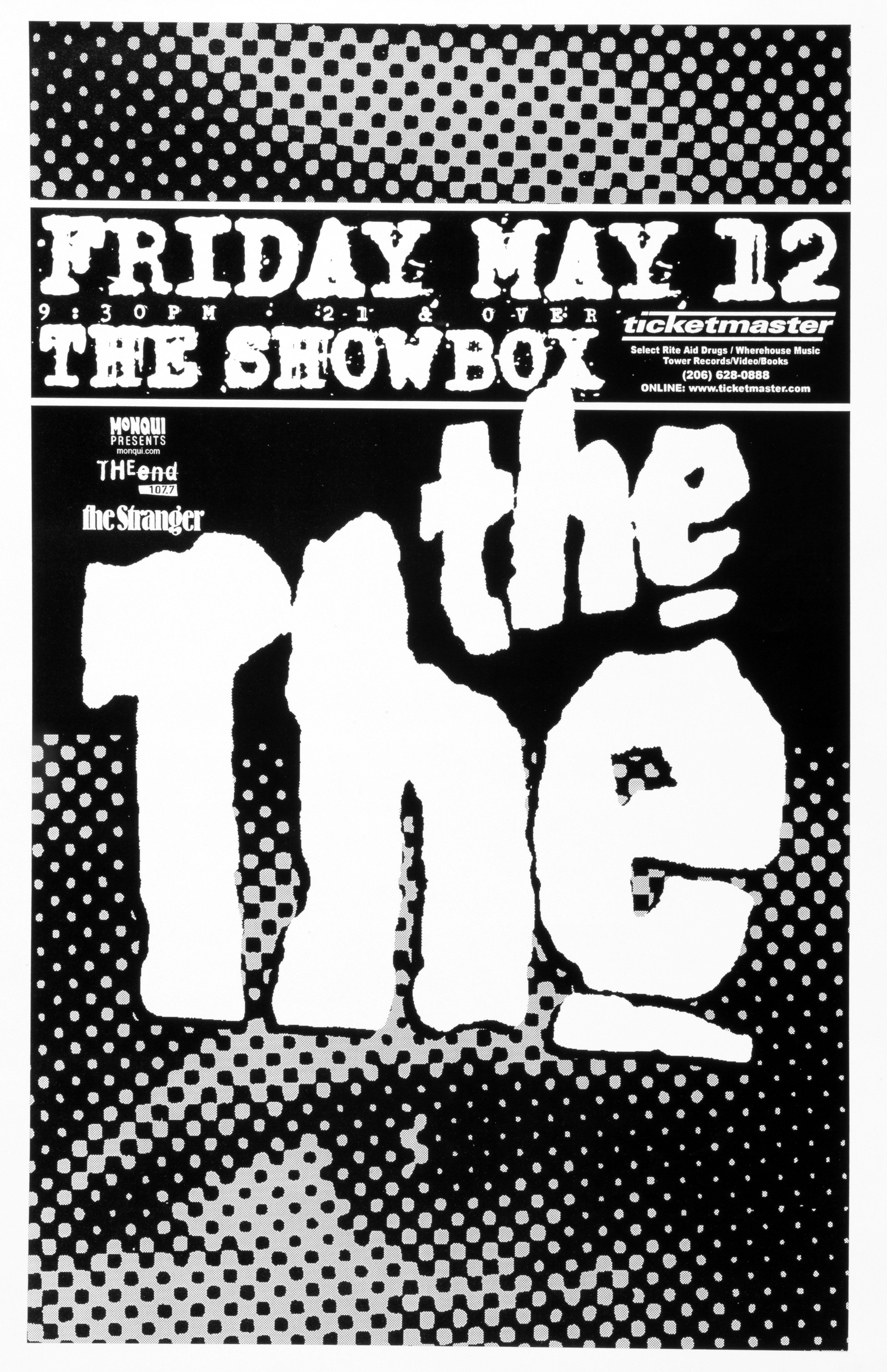 MXP-145.9 The The 1995 Showbox  May 12 Concert Poster