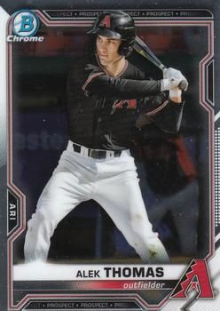 Alek Thomas 2021 Bowman Chrome - Prospects Baseball #BCP-159 Sports Card