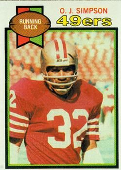 O.J. Simpson 1979 Topps #170 Sports Card