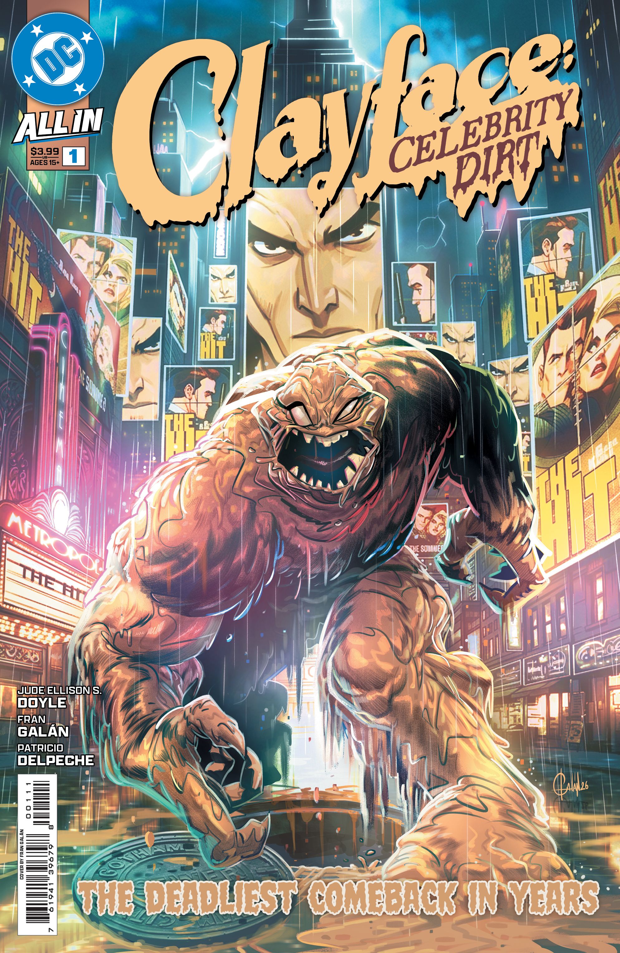 Clayface Celebrity Dirt #1 Comic