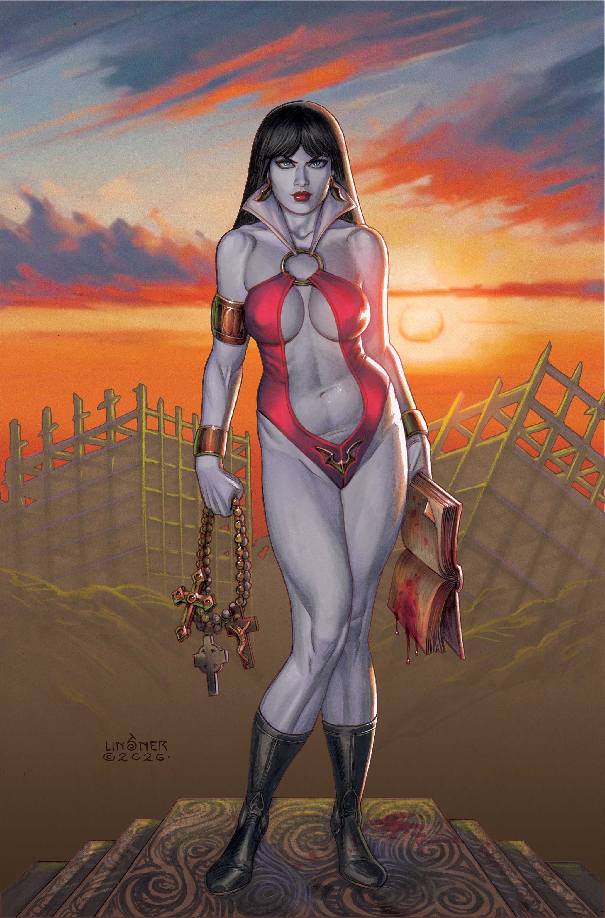 Vampirella Armageddon #12 (Cvr G Inc 1:10 Joseph Michael Linsner Virgin Variant) Comic