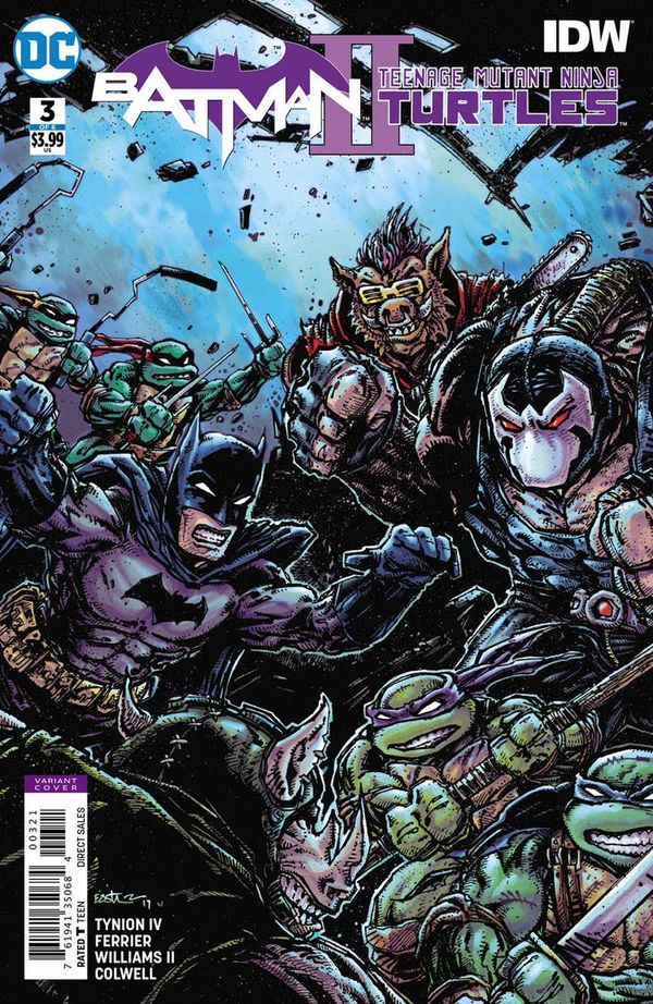 Batman/Teenage Mutant Ninja Turtles II #3 (Variant Cover)