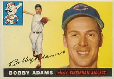 Bobby Adams 1955 Topps #178 Sports Card