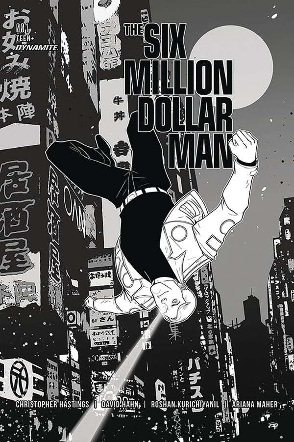 Six Million Dollar Man #1 (50 Copy Medri B&w Cover)