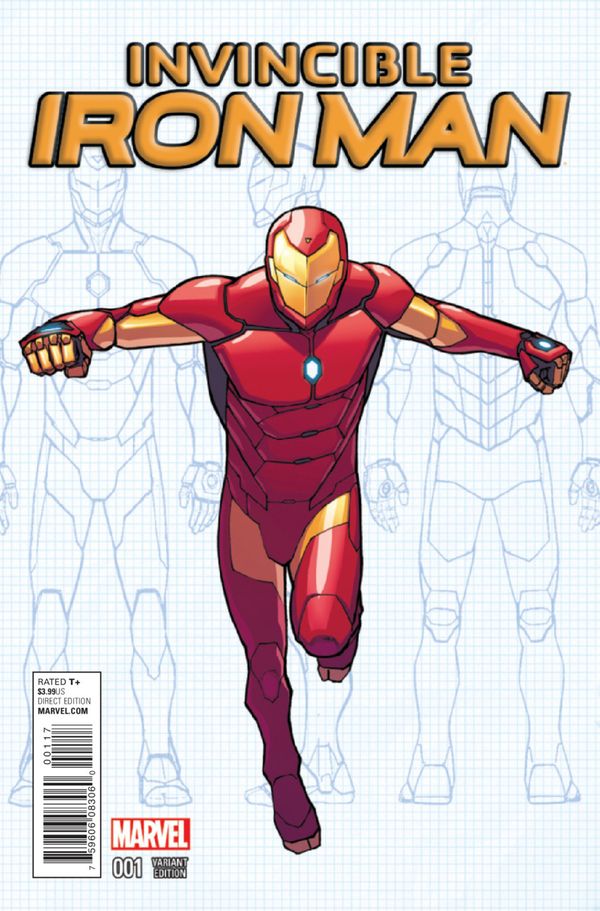 Invincible Iron Man #1 (Marquez Cover Variant)