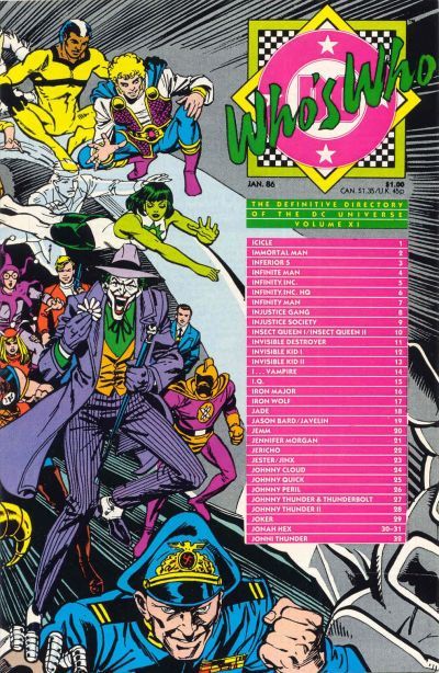 Who's Who: The Definitive Directory of the DC Universe #11 Comic