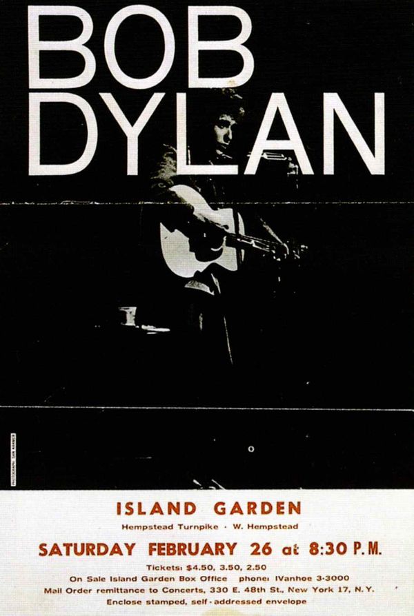 AOR-1.104 Bob Dylan Island Garden 1966