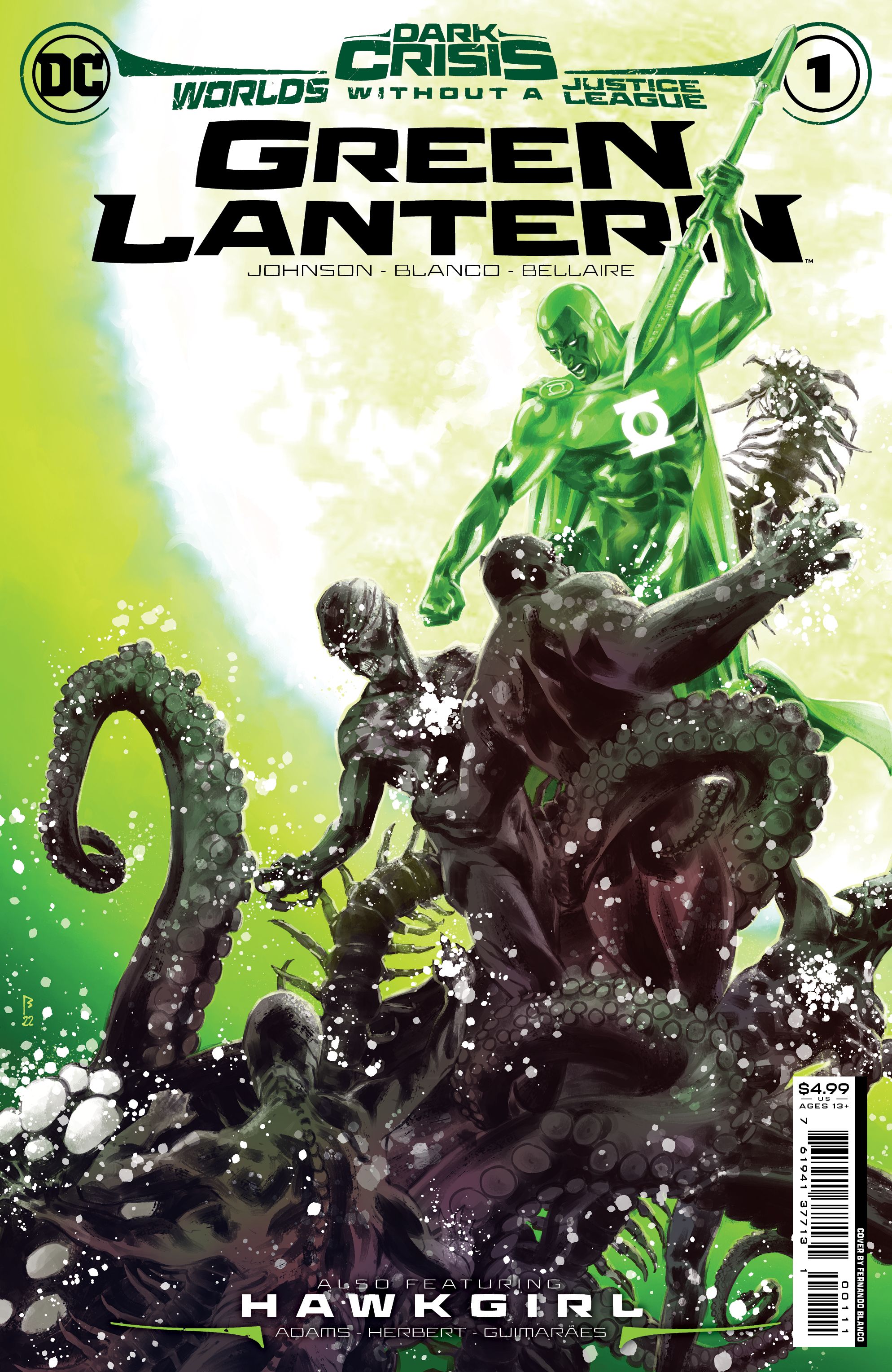 Dark Crisis: Worlds Without a Justice League - Green Lantern Comic