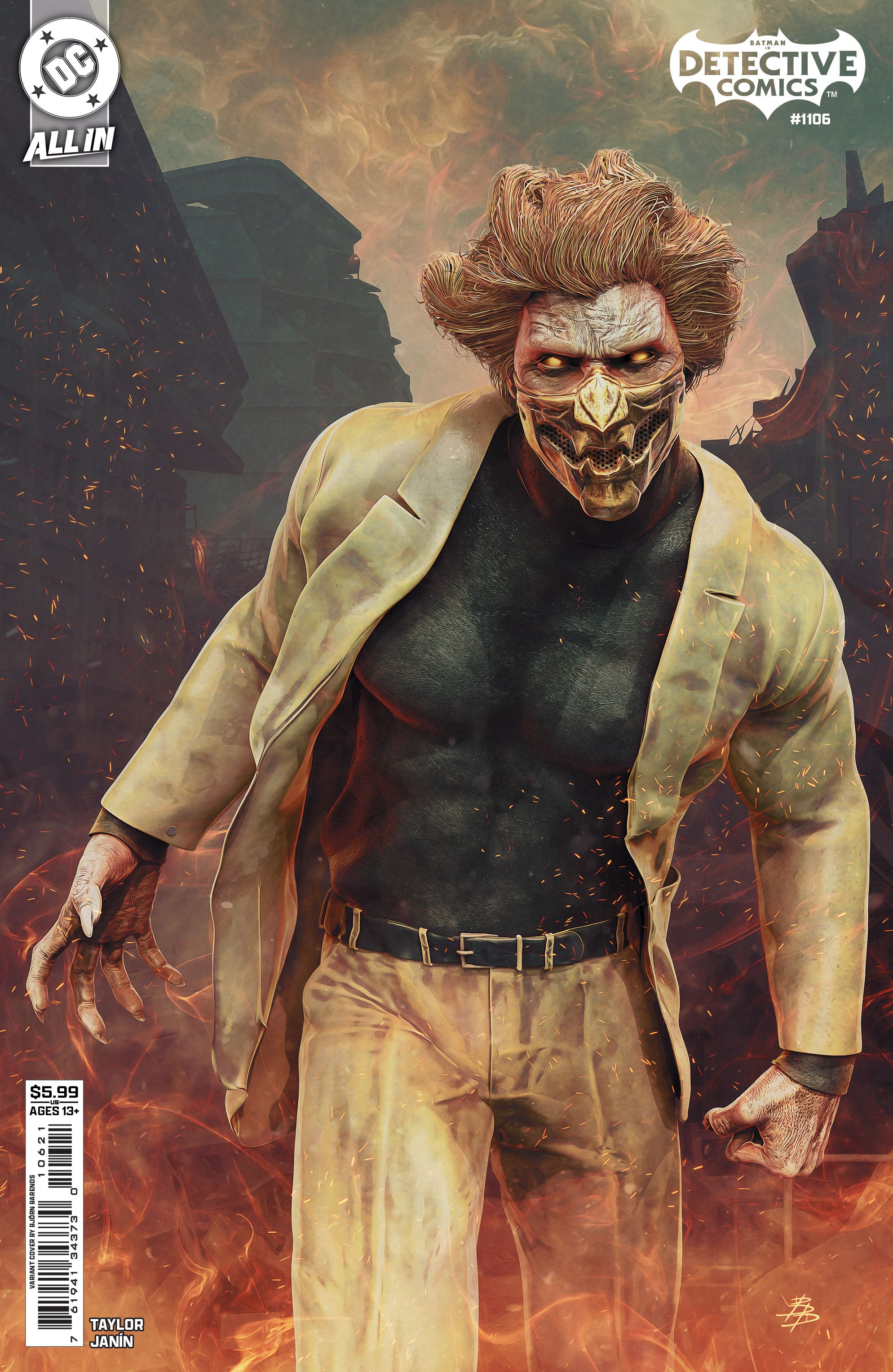 Detective Comics #1106 (Cvr B Bjorn Barends Card Stock Variant) Comic