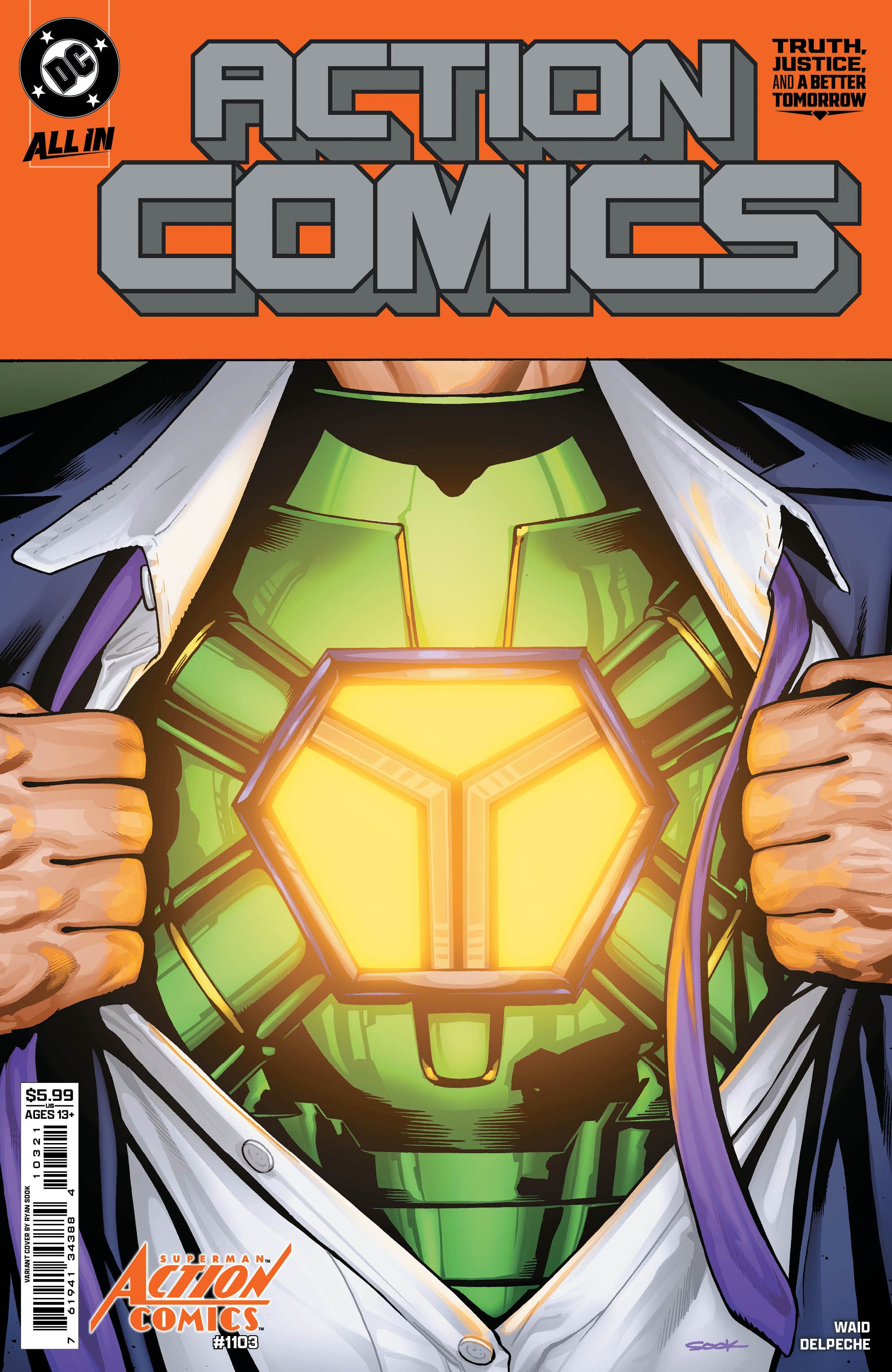 Action Comics #1103 (Cvr B Ryan Sook Card Stock Variant) Comic