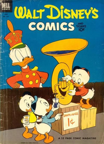 Walt Disney's Comics and Stories #154 Comic