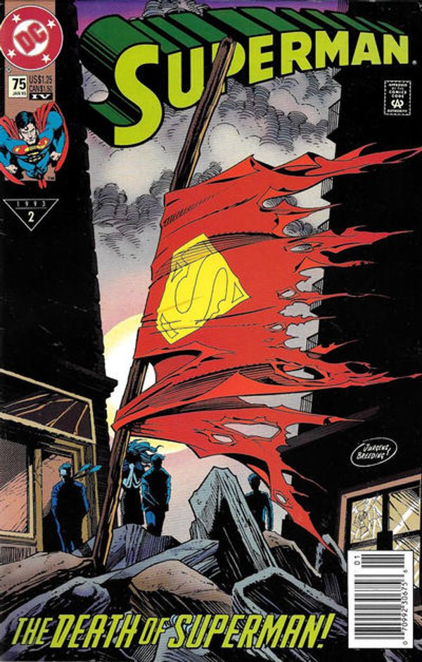 Superman #75 (Newsstand Edition) (4th Printing)