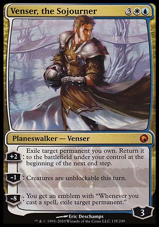 Venser, the Sojourner (Scars of Mirrodin) Trading Card