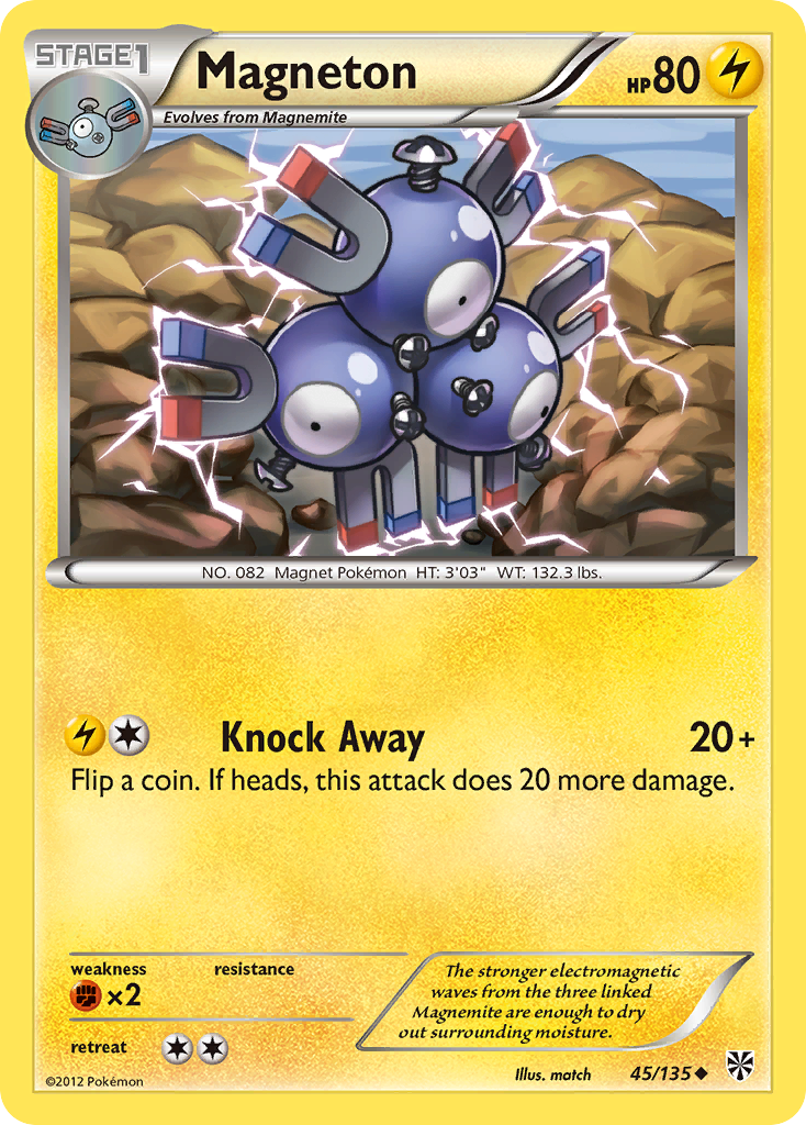 Magneton (45/135) - Plasma Storm Pokémon Card