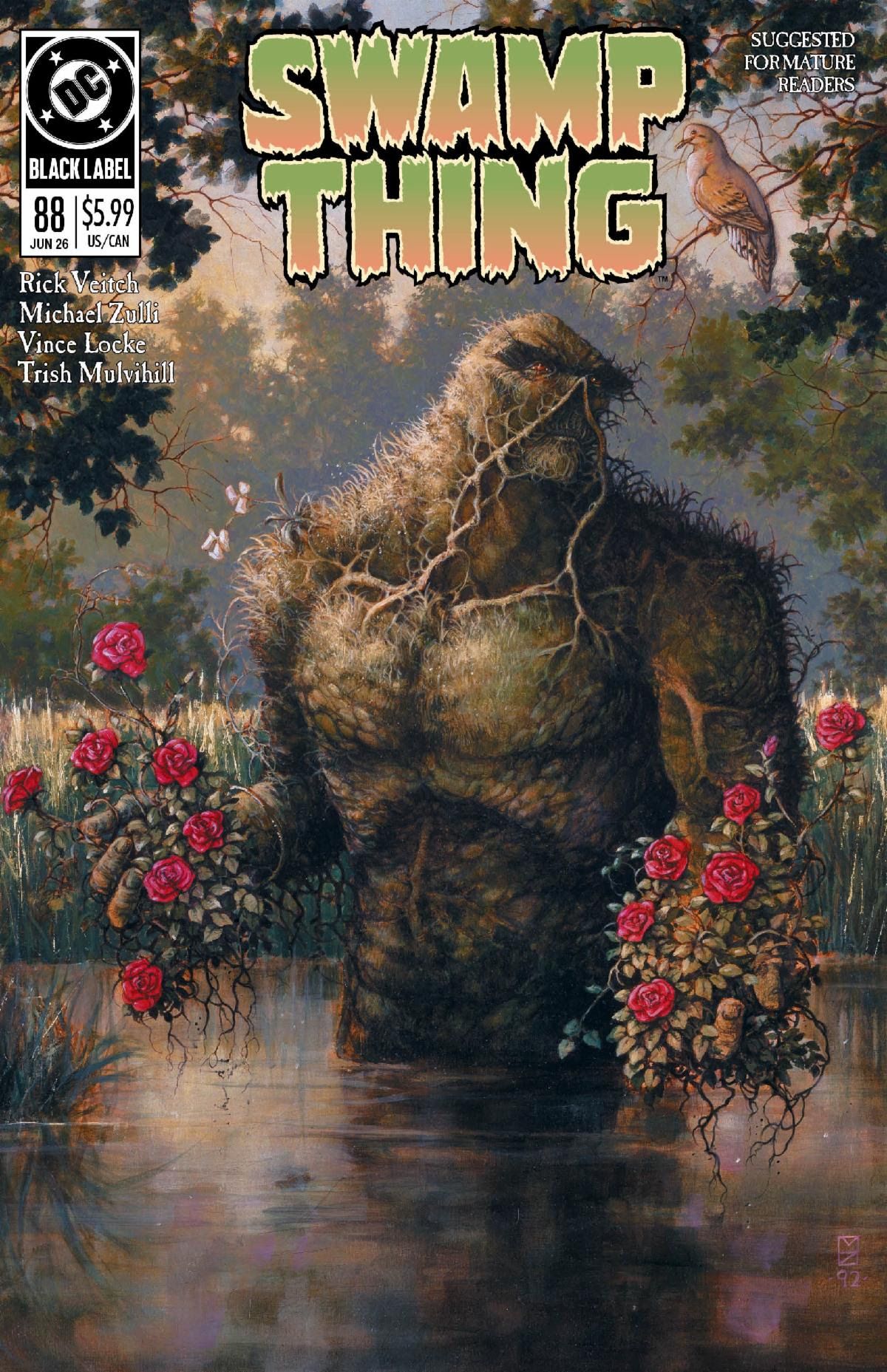 Swamp Thing 1989 #1 (Second Printing Cvr B Michael Zulli Card Stock Variant) Comic