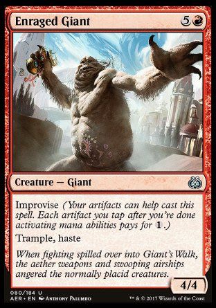 Enraged Giant (Aether Revolt) Trading Card